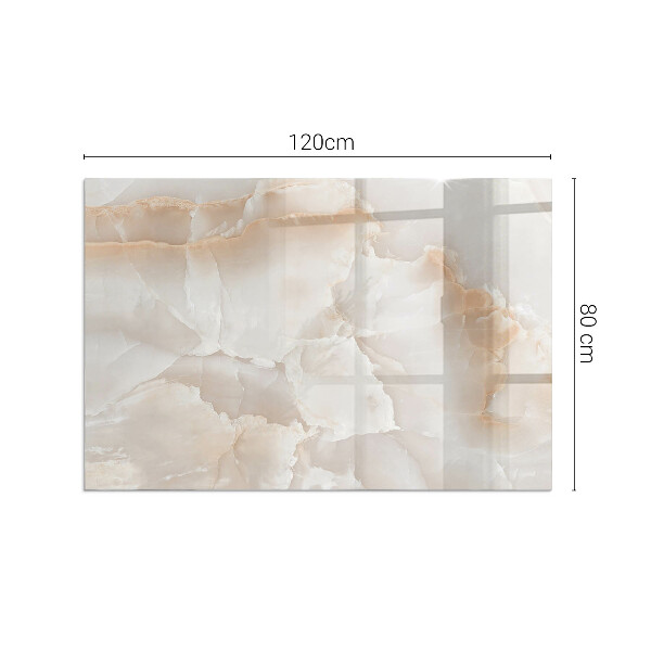 Rectangular glass hearth for wood stove Stone organic motif