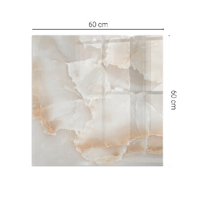 Rectangular glass hearth for wood stove Stone organic motif