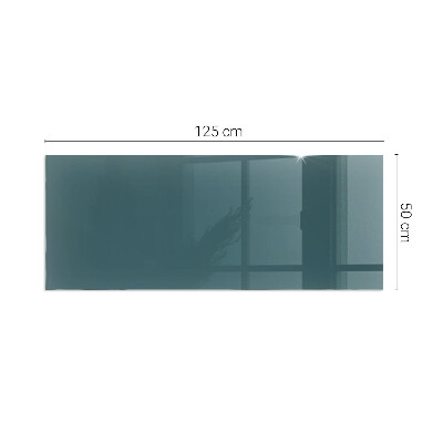 Rectangular glass hearth for wood stove Sea Color