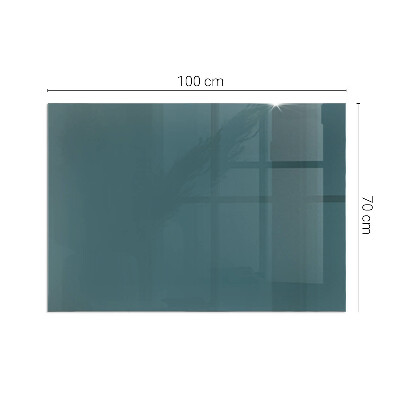 Rectangular glass hearth for wood stove Sea Color