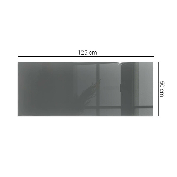 Rectangular glass hearth Color: Gray-brown