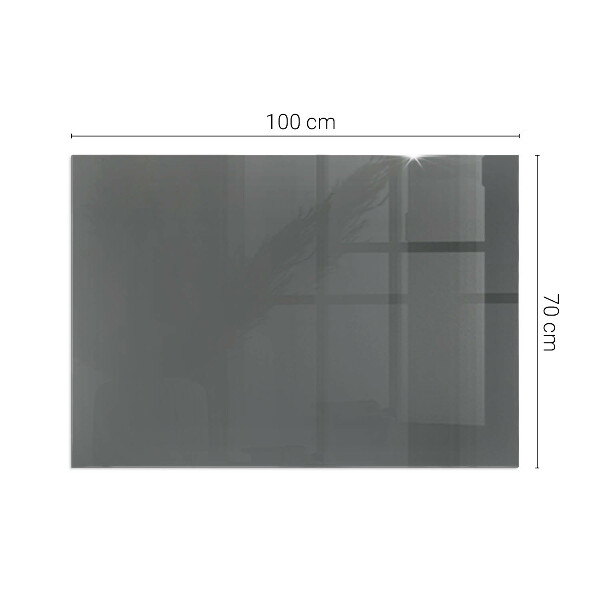 Rectangular glass hearth Color: Gray-brown