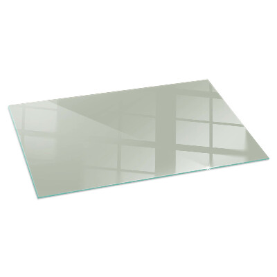 Rectangular glass hearth for wood stove Color Gray-green
