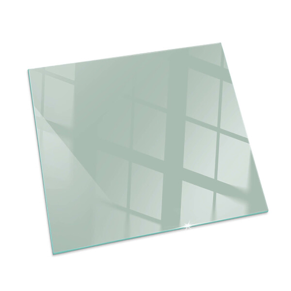 Rectangular glass hearth Color Light Green