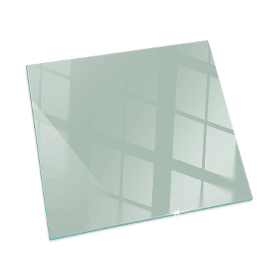Rectangular glass hearth Color Light Green