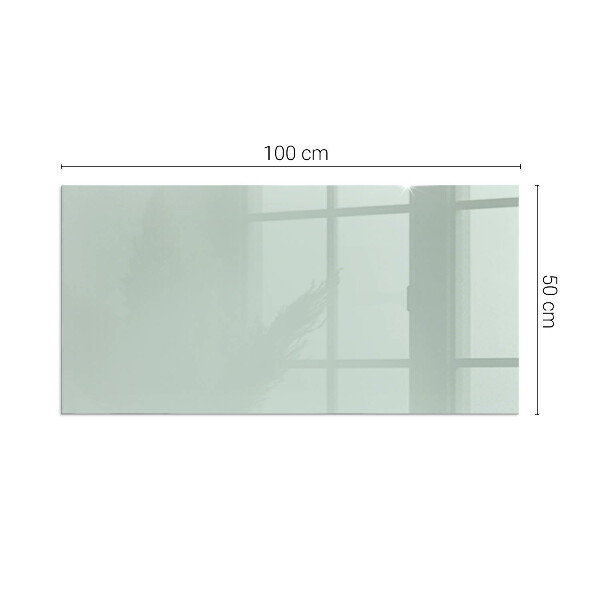 Rectangular glass hearth Color Light Green