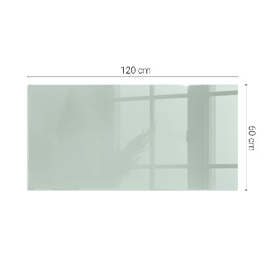 Rectangular glass hearth Color Light Green