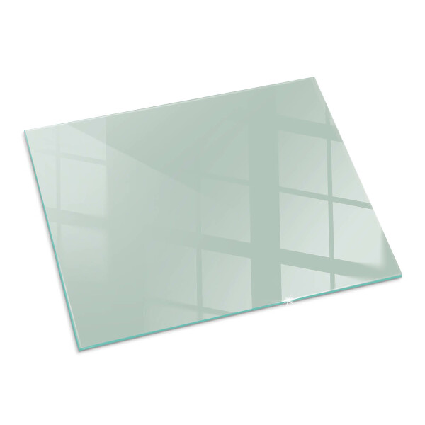 Rectangular glass hearth Color Light Green