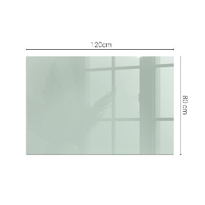 Rectangular glass hearth Color Light Green