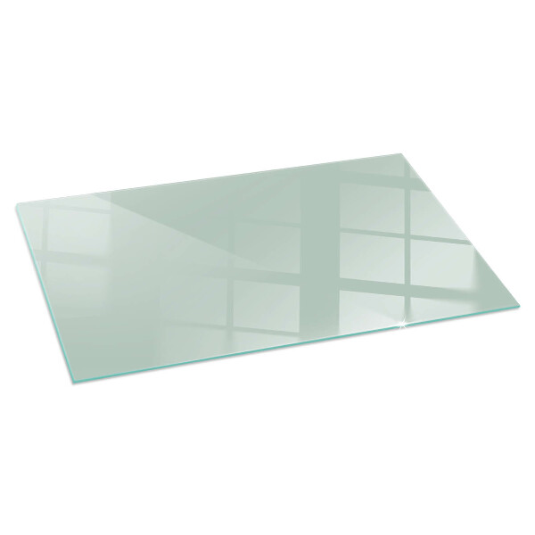Rectangular glass hearth Color Light Green