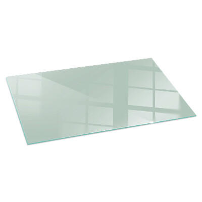 Rectangular glass hearth Color Light Green