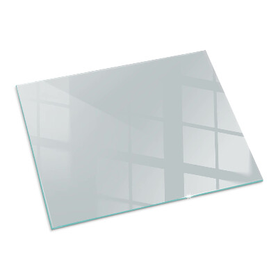 Rectangular tempered glass hearth Color Gray