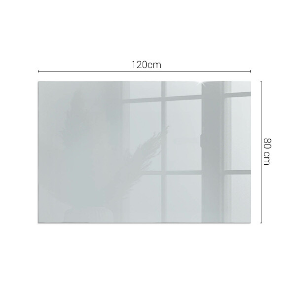 Rectangular tempered glass hearth Color Gray
