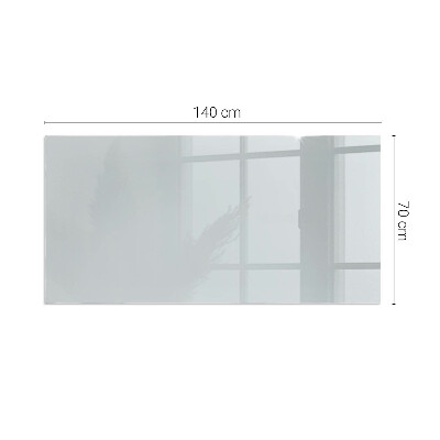 Rectangular tempered glass hearth Color Gray