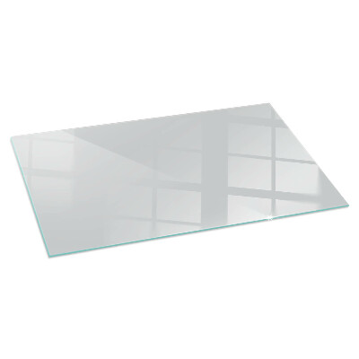 Rectangular glass hearth for wood stove Color Gray