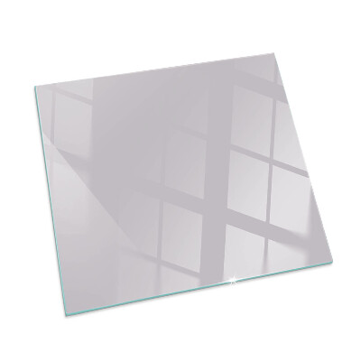 Rectangular tempered glass hearth Color Light Purple