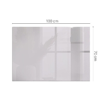 Rectangular tempered glass hearth Color Light Purple