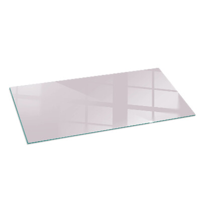 Rectangular tempered glass hearth Color Light Purple