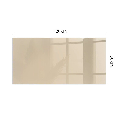 Rectangular glass hearth for wood stove Color Beige