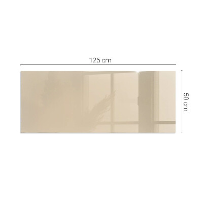 Rectangular glass hearth for wood stove Color Beige