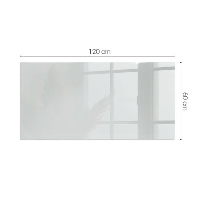 Rectangular glass hearth Color Gray