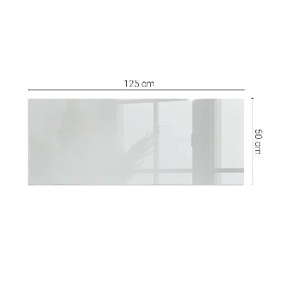 Rectangular glass hearth Color Gray