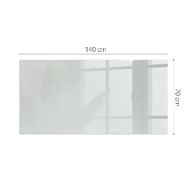 Rectangular glass hearth Color Gray