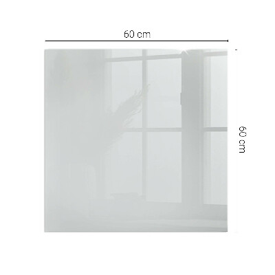 Rectangular glass hearth Color Gray