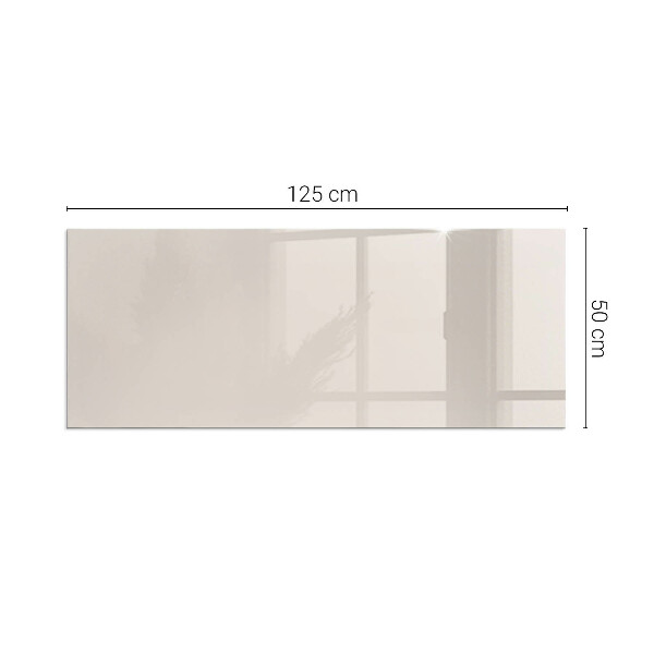 Rectangular tempered glass hearth Color Pale Pink