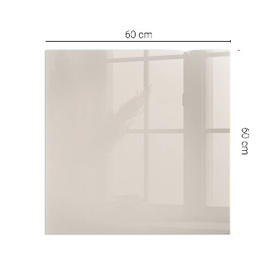 Rectangular tempered glass hearth Color Pale Pink