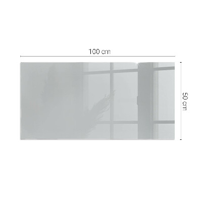 Rectangular glass hearth for wood stove Color Light gray