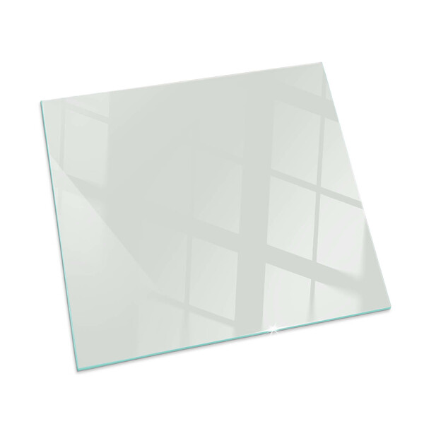Rectangular tempered glass hearth Color Gray