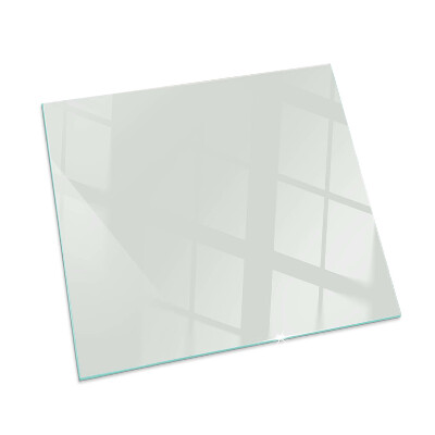 Rectangular tempered glass hearth Color Gray