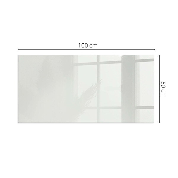 Rectangular tempered glass hearth Color Gray