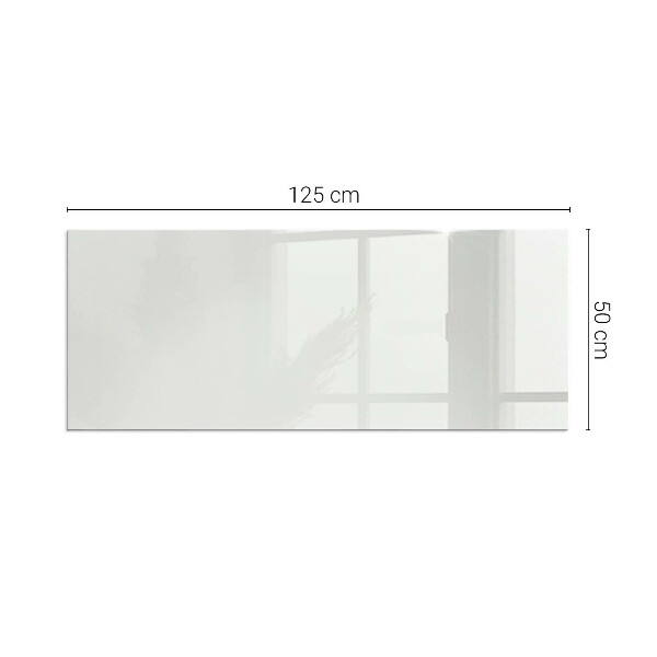 Rectangular tempered glass hearth Color Gray