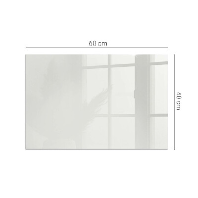 Rectangular tempered glass hearth Color Gray
