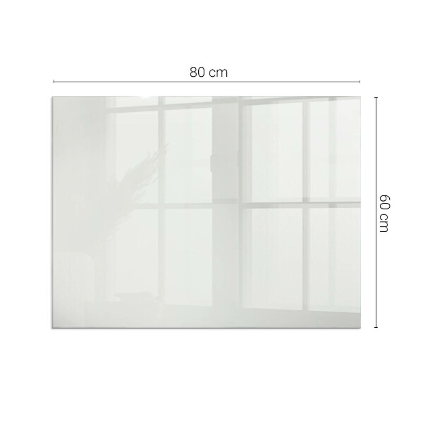 Rectangular tempered glass hearth Color Gray