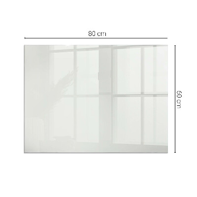 Rectangular tempered glass hearth Color Gray