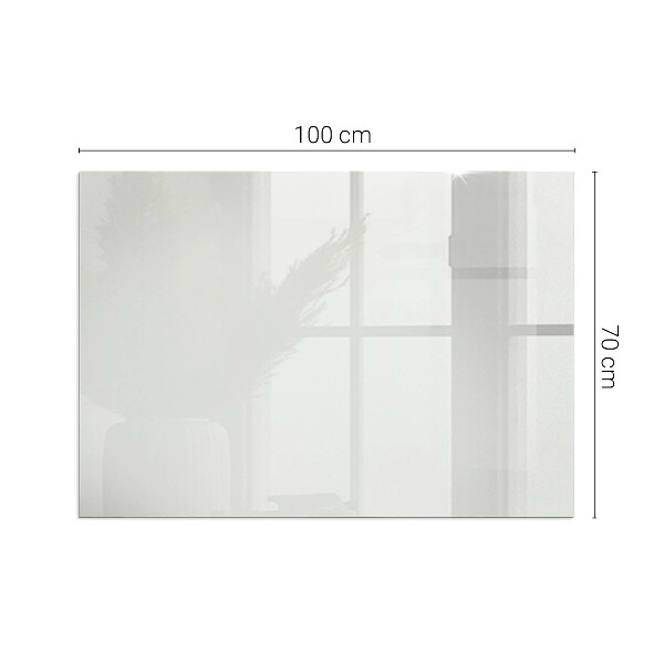 Rectangular tempered glass hearth Color Gray