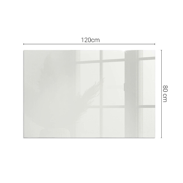 Rectangular tempered glass hearth Color Gray