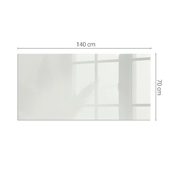 Rectangular tempered glass hearth Color Gray