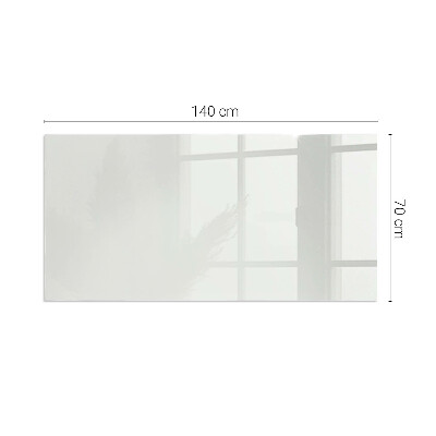 Rectangular tempered glass hearth Color Gray