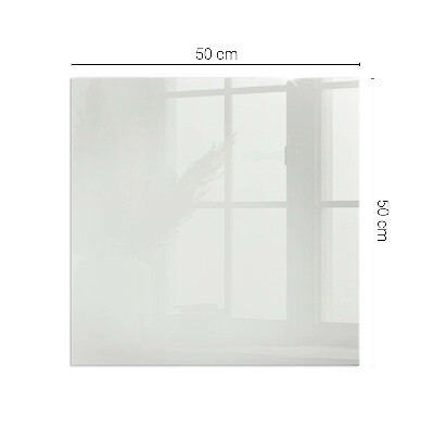 Rectangular tempered glass hearth Color Gray
