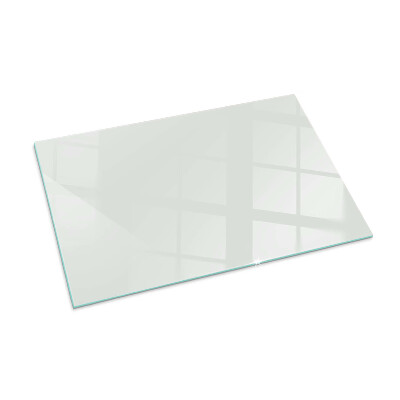 Rectangular tempered glass hearth Color Gray