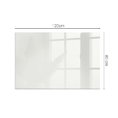 Rectangular glass hearth for wood stove Ivory color