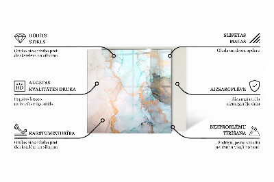 Hexagonal glass hearth Raw structure pattern