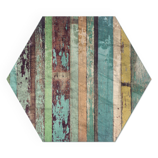 Hexagonal glass hearth Board colors in different tones