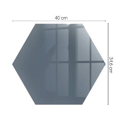 Hexagonal glass hearth for wood stove Color: Dark Blue