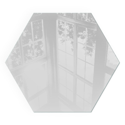 Hexagonal glass hearth Color Gray