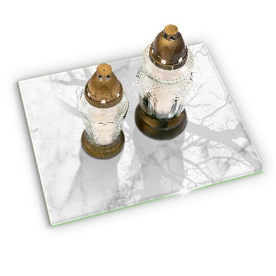 Grave candle coaster Modern marble